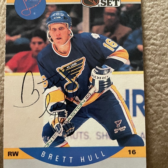 Pro Set signed Brett Hull - Picture 1 of 2